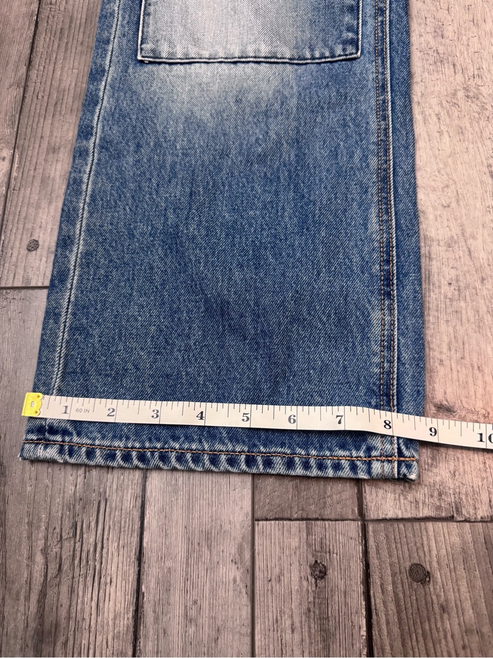 Veronica Beard Dylan High Rise Patchwork Straight-Leg Ankle Jeans $398 Size 26 - Picture 4 of 12